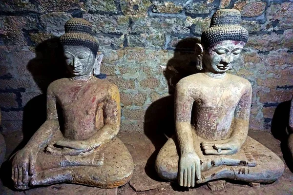 Shitthaung Ist Ein Berühmter Tempel Mrauk Der Name Bedeutet Tempel — Stockfoto