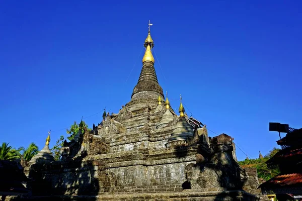 Lawka Man Aung Pagoda, Mrauk U, stanie Rakhine, Myanmar — Zdjęcie stockowe