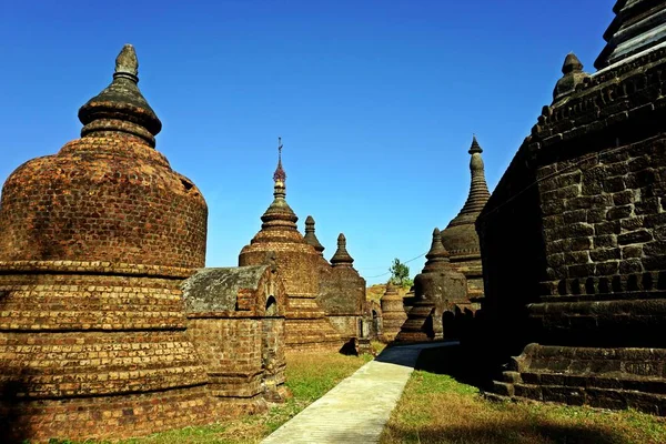 Detail Ratanabon Paya, Kalaw, stát Rakhine, Myanmar — Stock fotografie