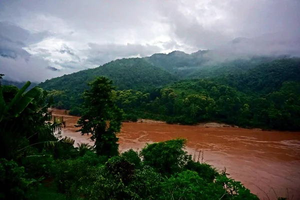 Mekong Fiume Del Sud Est Asiatico Dodicesimo Fiume Più Lungo — Foto Stock