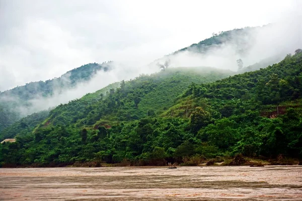 Mekong Fiume Del Sud Est Asiatico Dodicesimo Fiume Più Lungo — Foto Stock