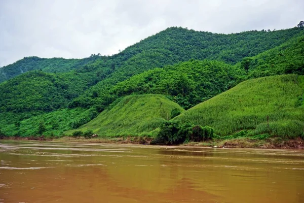 Mekong Fiume Del Sud Est Asiatico Dodicesimo Fiume Più Lungo — Foto Stock