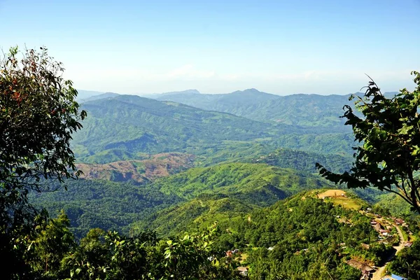 Stato Del Nagaland Prevalentemente Montuoso Sacco Precipitazioni Clima Relativamente Mite — Foto Stock