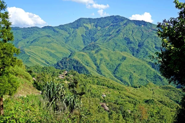 Stato Del Nagaland Prevalentemente Montuoso Sacco Precipitazioni Clima Relativamente Mite — Foto Stock