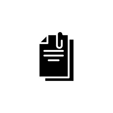 Birincil belgeler siyah simge kavramı. Birincil belgelerin düz sembolü, işaret, illüstrasyon vektör.