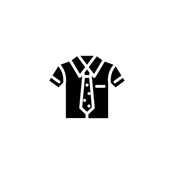 Concepto de icono negro uniforme. Símbolo uniforme vector plano, signo, ilustración . — Vector de stock