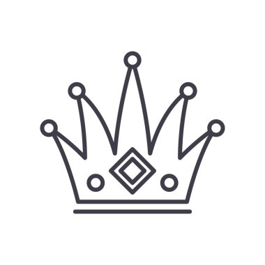 Yetki siyah simge kavramı. Yetki düz vektör simgesi, işaret, resim.