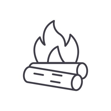 Yanıcı malzeme siyah simge kavramı. Yanıcı malzeme düz sembolü, işaret, illüstrasyon vektör.