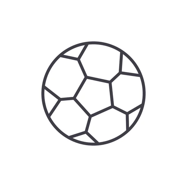 Voetbal spel zwart pictogram concept. Voetbal spel platte vector symbool, teken, illustratie. — Stockvector