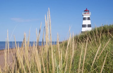 Batı noktası deniz feneri ve Prince Edward Island Kanada Müzesi