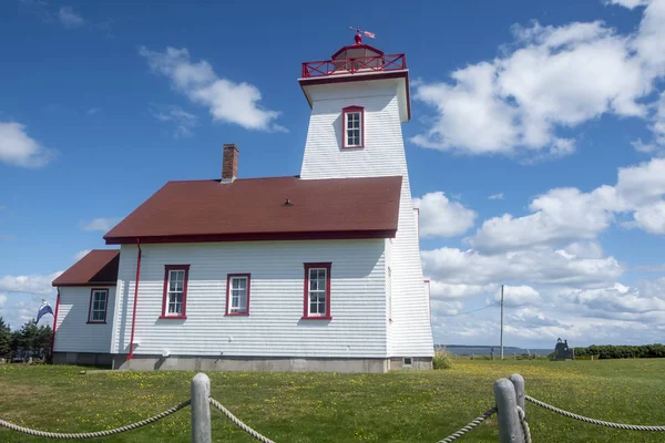 Faro Delle Isole Legno Sulla Sponda Sud Orientale Dell Isola — Foto Stock