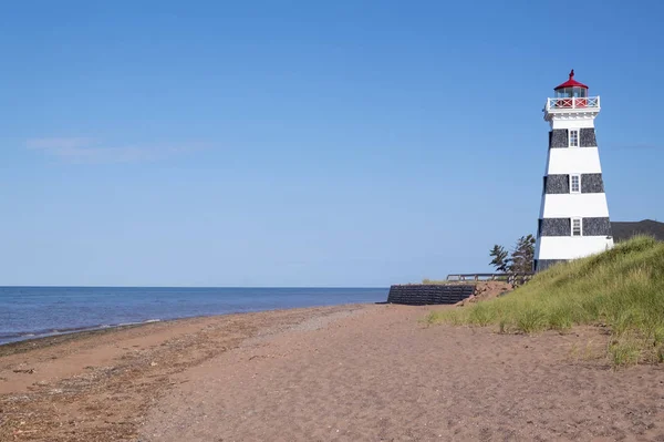 West Point Lighthouse Museum Prince Edward Island Canada — Stock Photo, Image