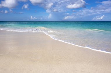 Güzel ve sakin Caribbean Beach, Aruba
