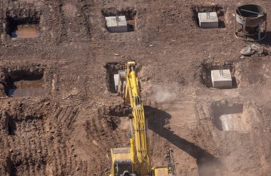 Bir Kınamak Geliştirme Beton Sütunlar için Ekipman Kazma Delikleri