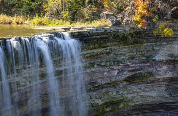 Herfst Het Ball Falls Conservation Area Jordanië Niagara Regio Ontario — Stockfoto