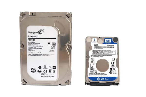 Bangkok Tailandia Marzo 2018 Seagate 1Tb 500Gb Unidad Disco Duro — Foto de Stock