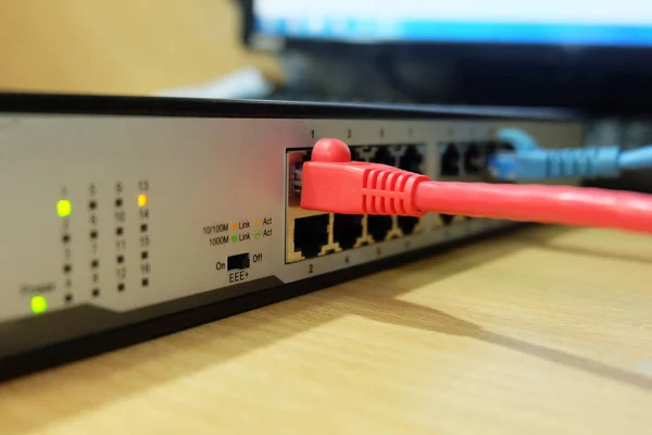 Lan cable network connected switch multiport ethernet