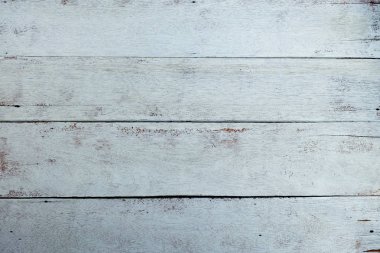 Eski ahşap tahta zeminler ve kırık, boyalı beyaz, soluk, Vintage ahşap arka plan