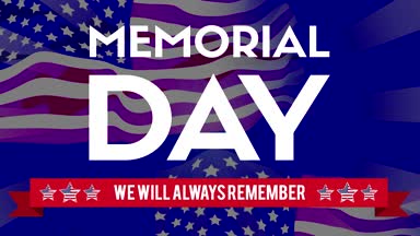 Animasyon bayrak arka plan ile anma günü Tema