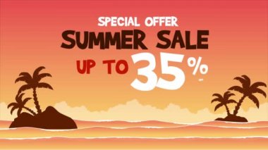 Büyük yaz Satılık Deniz animasyon gemide ile