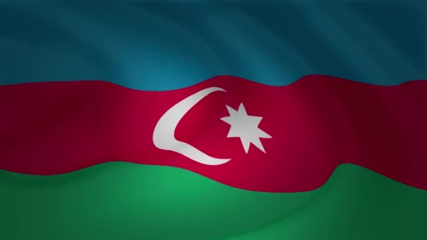 animation drapeau de la collection d'arrière-plan Azerbaïdjan 