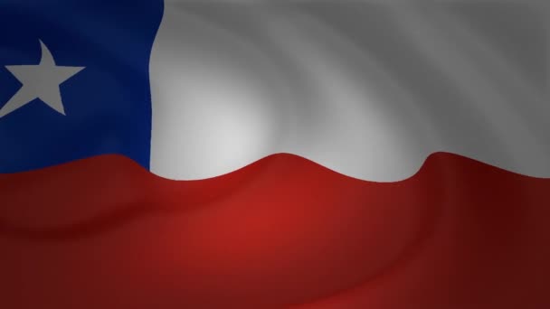 Chili-Flagge weht in der Wind-Animation-Sammlung