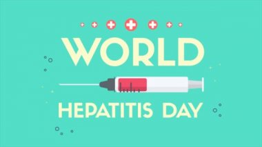 Dünya hepatit günü Video arka plan koleksiyonu