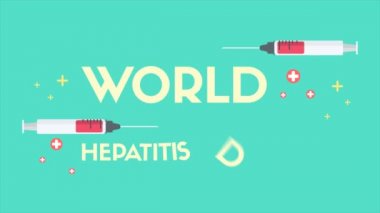 Dünya hepatit günü Video arka plan koleksiyonu