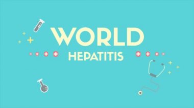 Dünya hepatit günü Video arka plan koleksiyonu