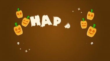 Halloween Tema animasyon arka plan topluluğu