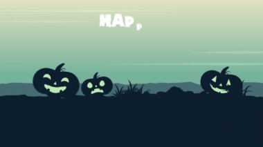 Cadılar Bayramı sorunsuz ilmekledi animasyonlu arka plan toplama