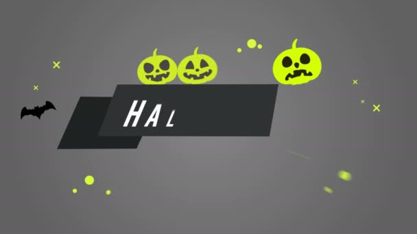 Halloween Vente Thème Enregistrer Jusqu Collection Animation Fond — Video