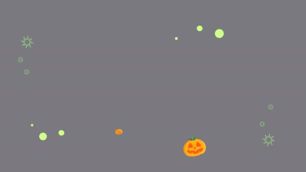 Animación Venta Halloween Hasta Colección Fondo — Vídeos de Stock