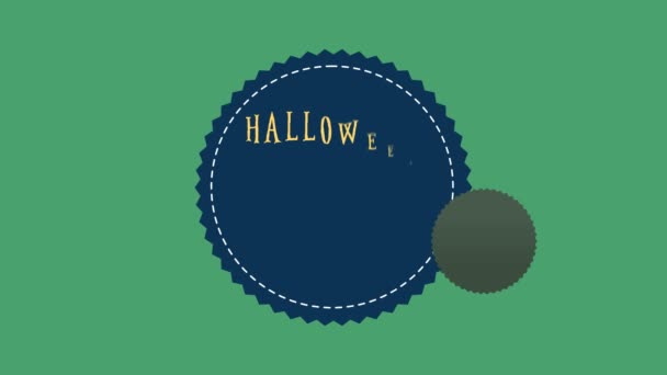 Venta Halloween Hasta Tema Animación Fondo Colección — Vídeos de Stock
