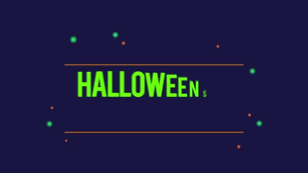 Fondo Animación Halloween Venta Hasta Colección — Vídeo de stock