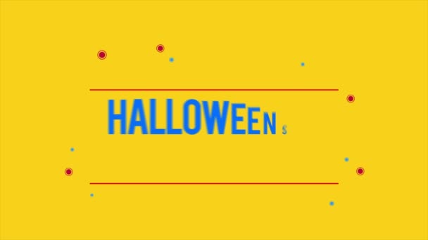 Animációs Háttér Halloween Eladó Akár Gyűjtemény — Stock videók