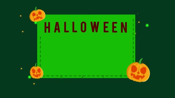 Collezione Halloween Vendita Fino Animazione Sfondo — Video Stock