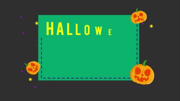Collezione Halloween Vendita Fino Sfondo Animazione — Video Stock