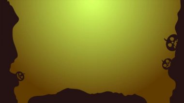 Arka plan Halloween Tema animasyon hisse senedi toplama