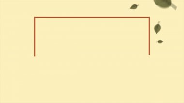 Sonbahar günü banner animasyon stili arka plan koleksiyonu