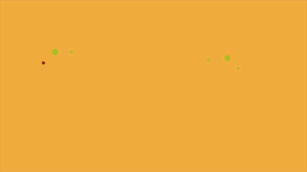 Herbsttag Mit Animationssammlung Blatt Stil — Stockvideo
