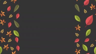 Sonbahar günü Tema görüntüleri stili arka plan koleksiyonu