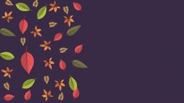 Sonbahar günü Tema görüntüleri stili arka plan koleksiyonu