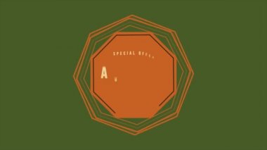 Sonbahar satış metin animasyon afiş koleksiyonu