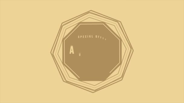 Automne vente texte animation bannière collection 