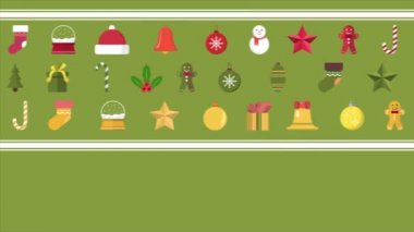 Neşeli Noel süs görüntüleri koleksiyonu ile