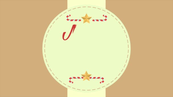 Joyeux Noël bannière jolie collection de séquences 