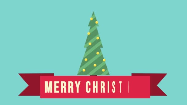 Joyeux Noël avec collection de séquences de sapin 