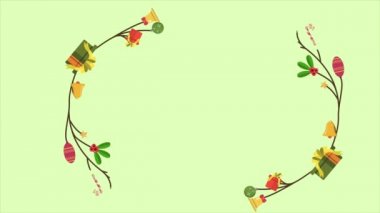 Neşeli Noel arka plan görüntüleri çiçek koleksiyonu ile