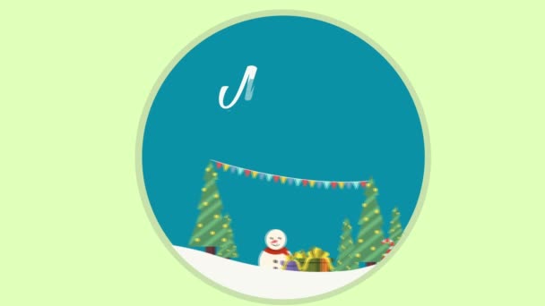 Joyeux Noël Bonne Année Collection Animation — Video